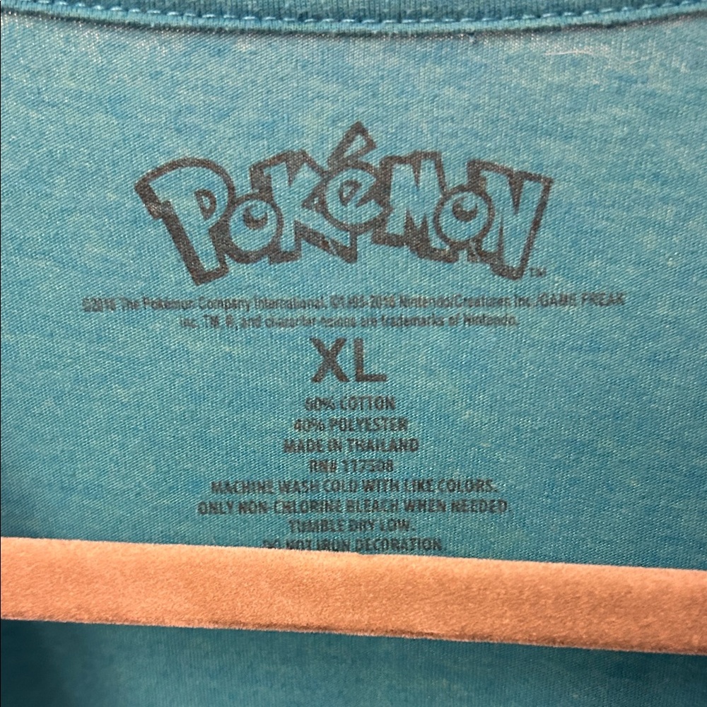 Pokemon Blue Graphic Tee XL - Picture 3 of 3